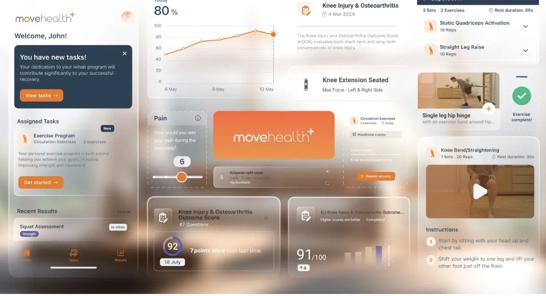 MoveHealth exercise program app